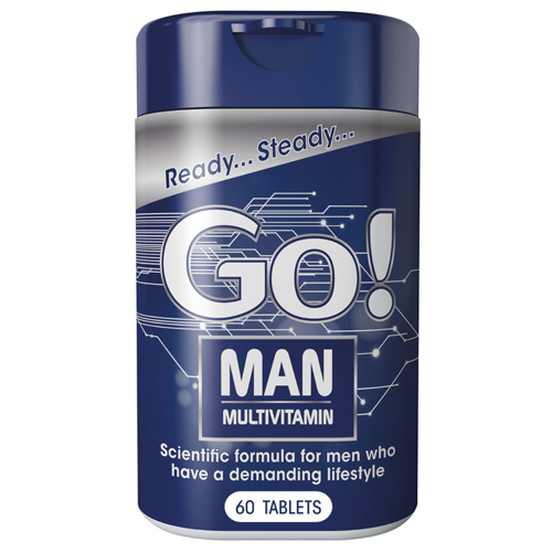 Go! Man Tablets (New) 60s